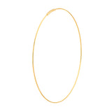60mm Endless Wire Hoop Earrings