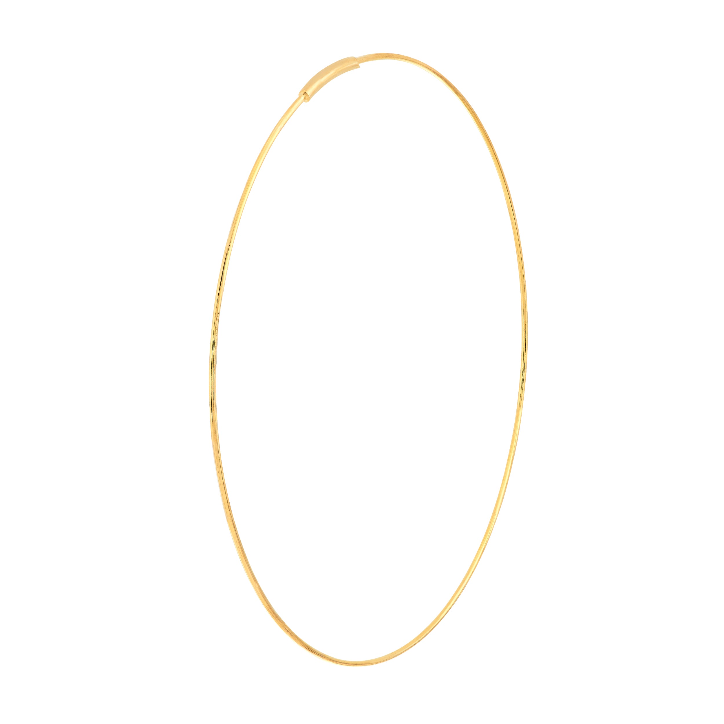 60mm Endless Wire Hoop Earrings