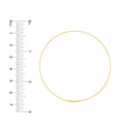 60mm Endless Wire Hoop Earrings