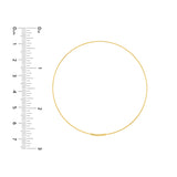 60mm Endless Wire Hoop Earrings