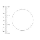 60mm Endless Wire Hoop Earrings