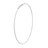 40mm Endless Wire Hoop Earrings