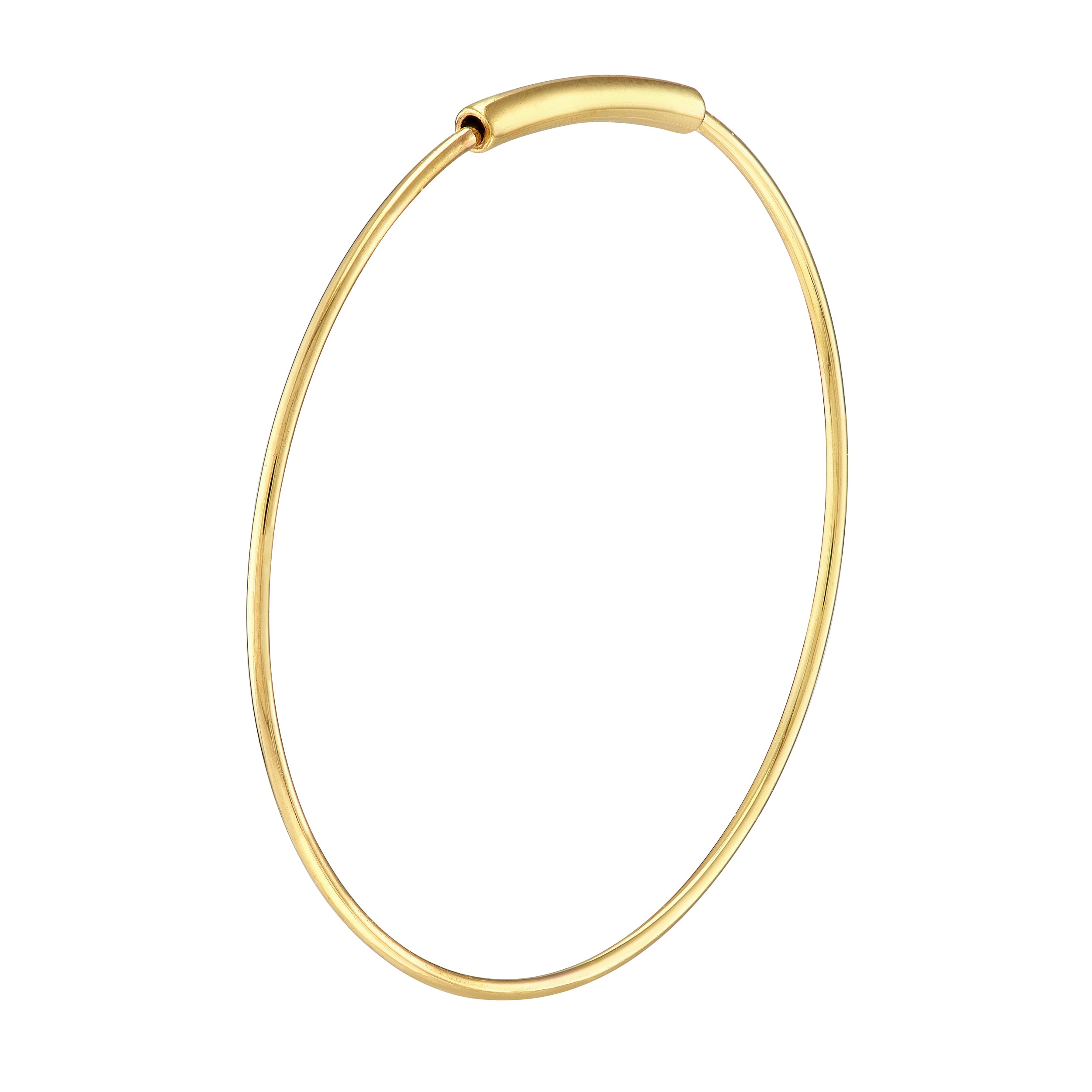 25mm Endless Wire Hoop Earrings