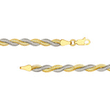 Two-Tone Braided Snake Chain