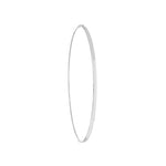 60mm Flat Wire Endless Hoop Earrings