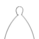 Curved Wire Threader Earrings