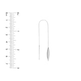 Marquise Threader Earrings