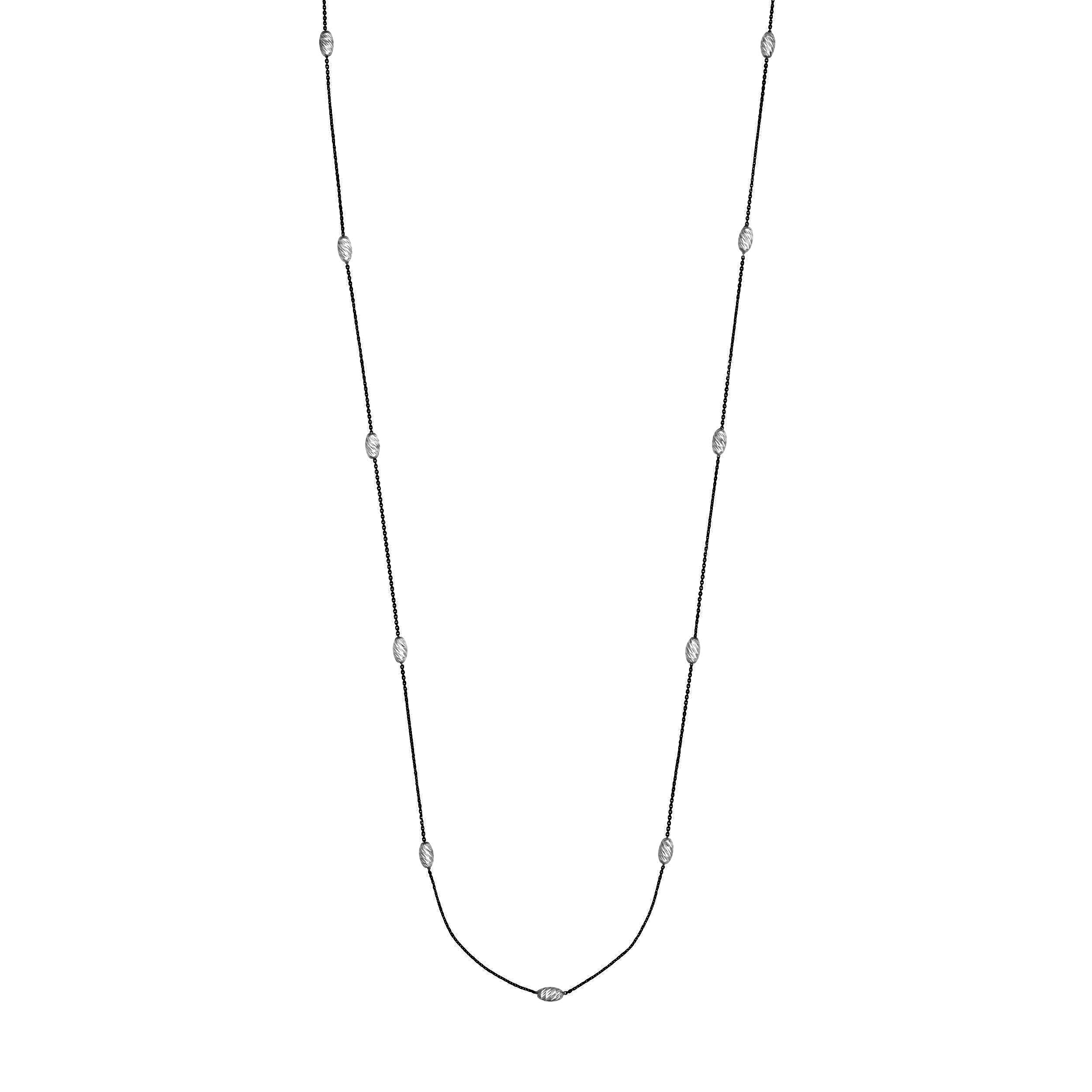 Long And Lovely Wht Ov.Bead Black 030 Cb