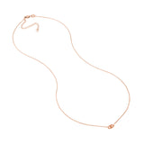 Mini Evil Eye Cutout Adjustable Necklace