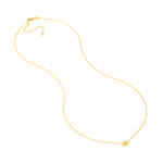 Mini Evil Eye Cutout Adjustable Necklace
