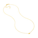 Mini Evil Eye Cutout Adjustable Necklace