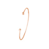 Cuff Bangle with Round Ends
