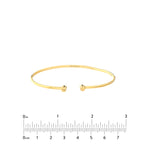 Cuff Bangle with Round Ends