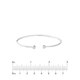 Cuff Bangle with Round Ends