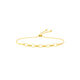 Oval Rolo Chain Bolo Bracelet