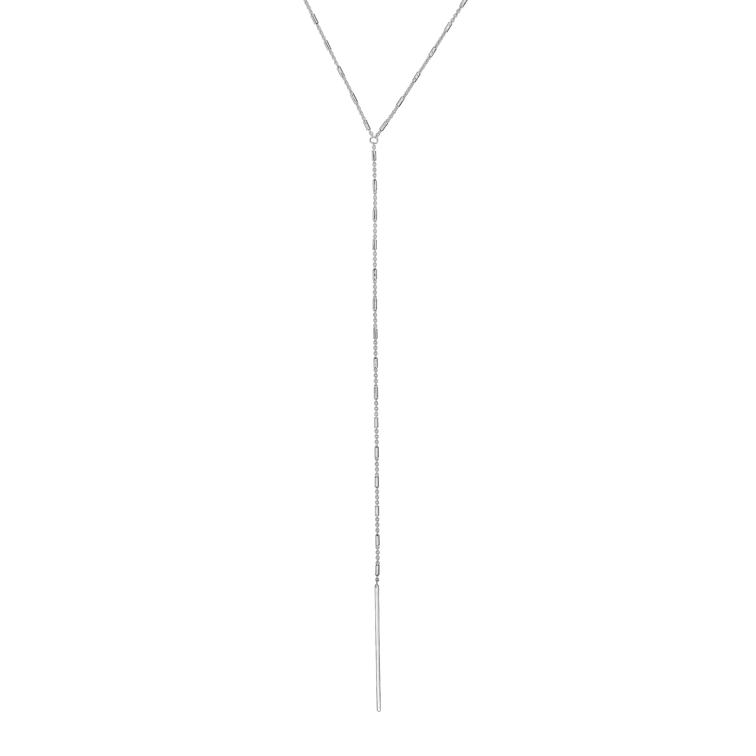 Bead and Bar Lariat Adjustable Necklace