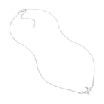 CZ Heartbeat Adjustable Necklace