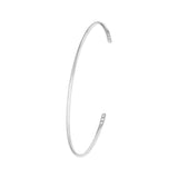 Cuff Bangle with 1/20tcw Diamond Ends