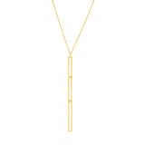 Interlocking Open Rectangles Necklace