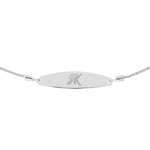 Engravable Initial ID Bar Bolo Bracelet