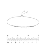 Diamond-Cut Beaded Bolo Bracelet