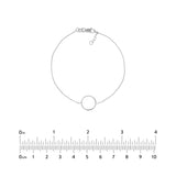 Open Wire Circle Adjustable Bracelet