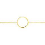 Open Wire Circle Adjustable Bracelet