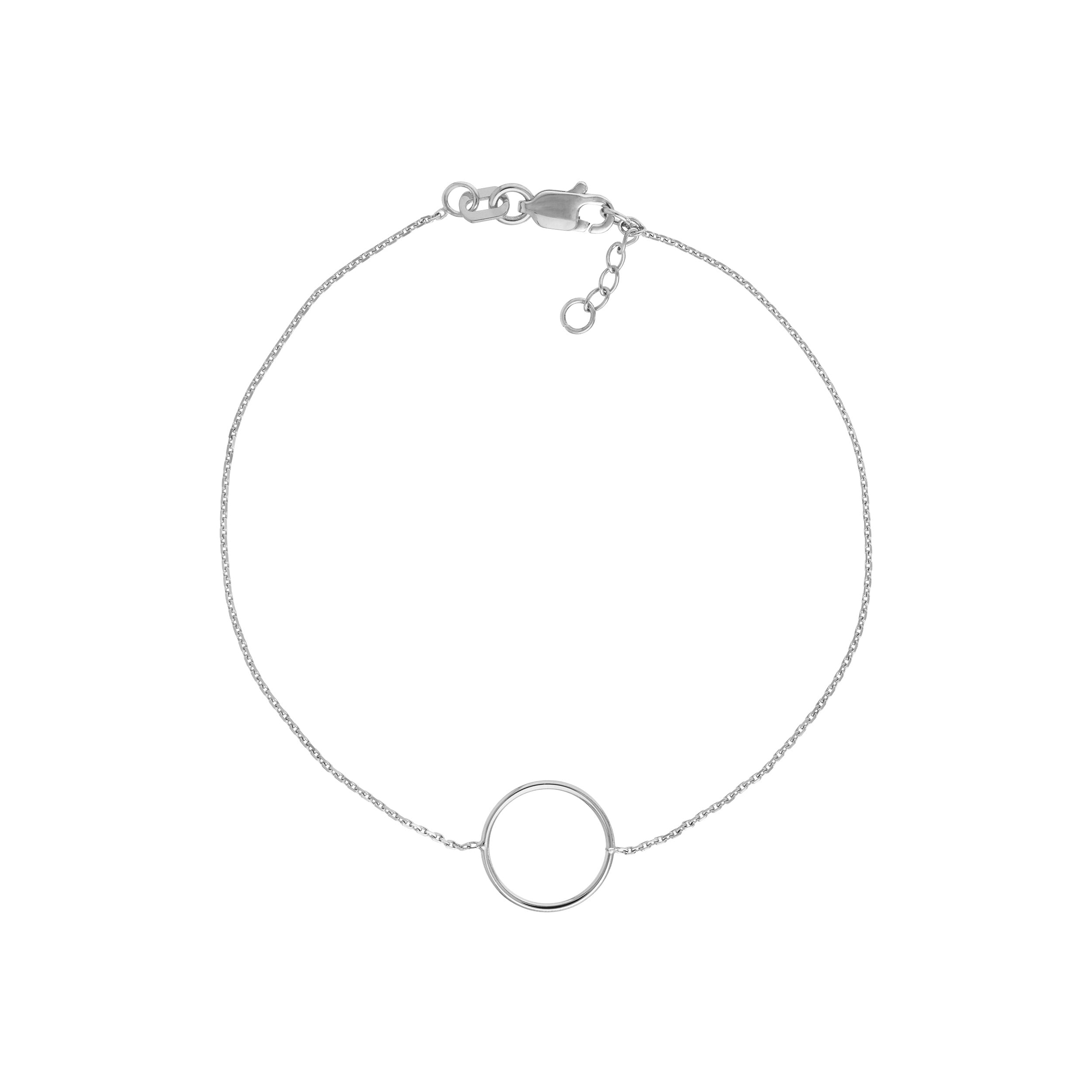 Open Wire Circle Adjustable Bracelet