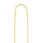 Open Marquise Threader Earrings