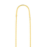 Open Marquise Threader Earrings