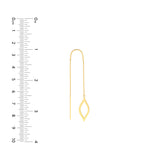 Open Marquise Threader Earrings