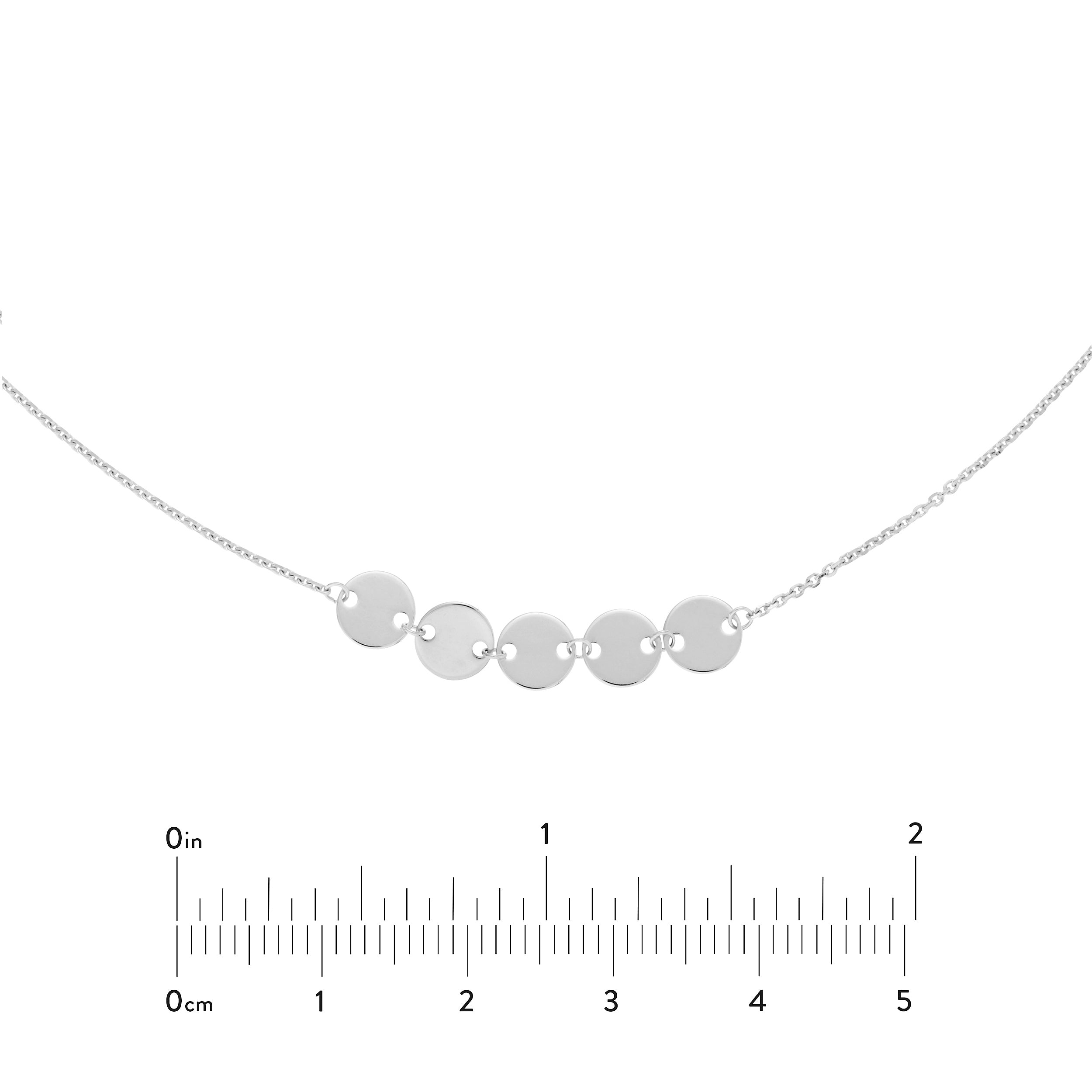 Mini Disc Quintet Adjustable Choker