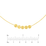 Mini Disc Quintet Adjustable Choker