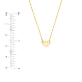 SoYou Mini Diamond-Shaped Adjustable Necklace