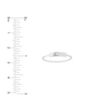 Small ID Bar Wire Ring