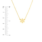 So You Mini Snowflake Adjustable Necklace