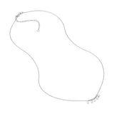 Mini Disc Drop and Bead Station Necklace