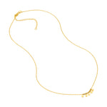 Mini Disc Drop and Bead Station Necklace