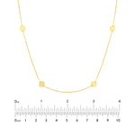 Disc Stations Adjustable Necklace