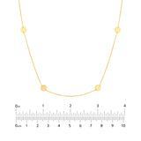Disc Stations Adjustable Necklace