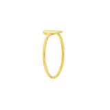 Engravable Disc Wire Ring