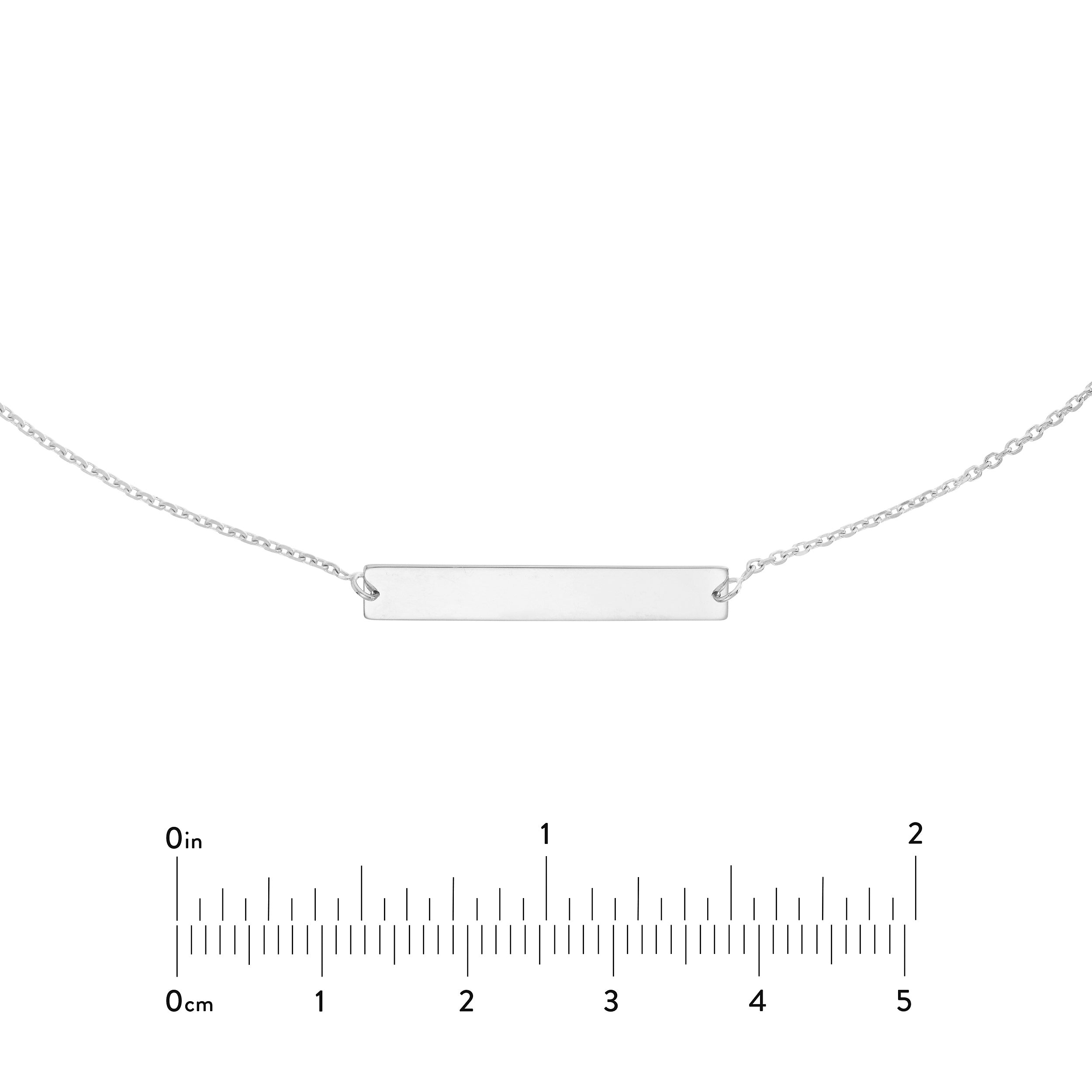 Engravable Mini Bar Adjustable Choker
