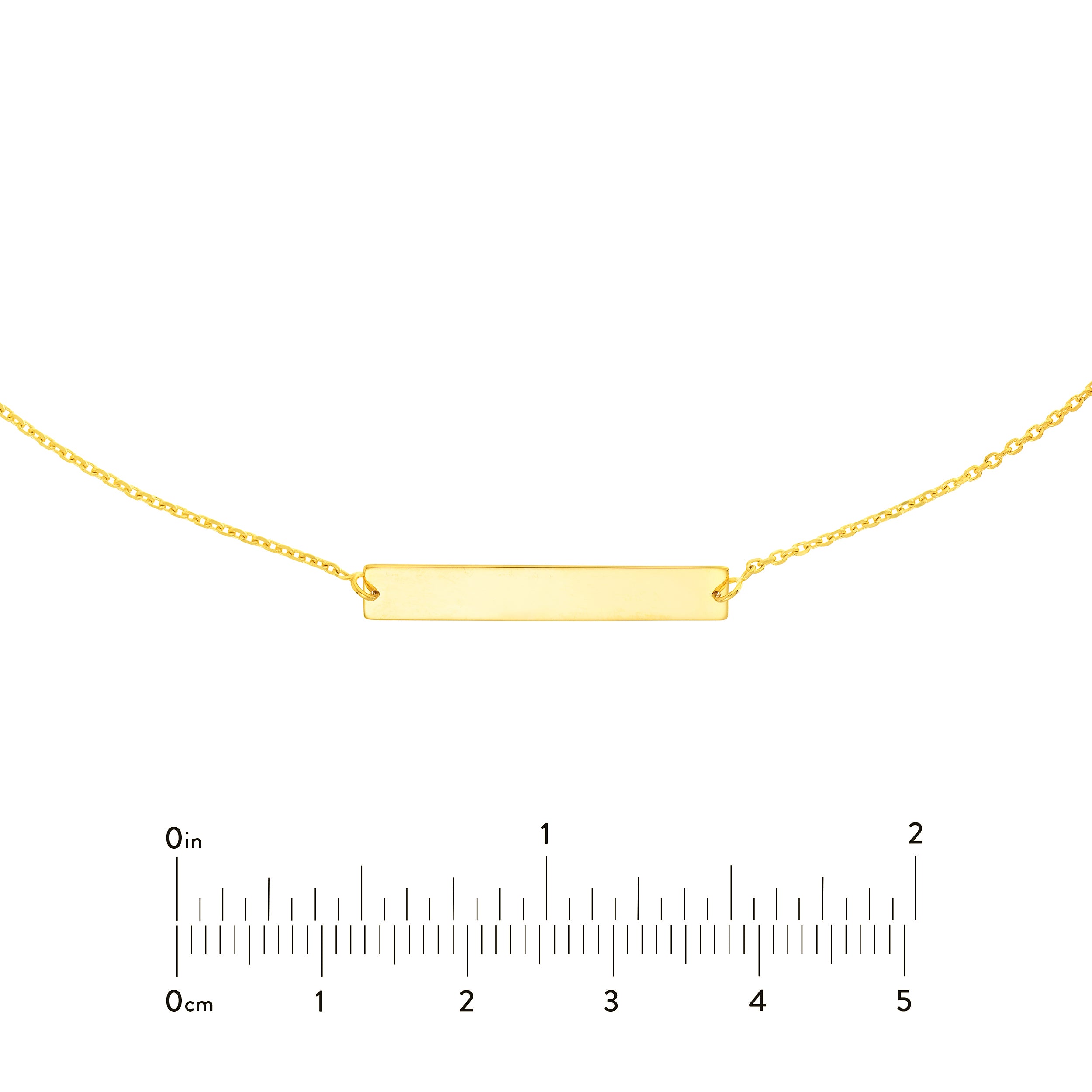 Engravable Mini Bar Adjustable Choker