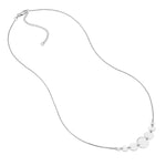 Graduated Disc Station Adjustable Necklace