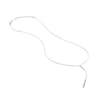 Diamond and Polished Bars Lariat Necklace