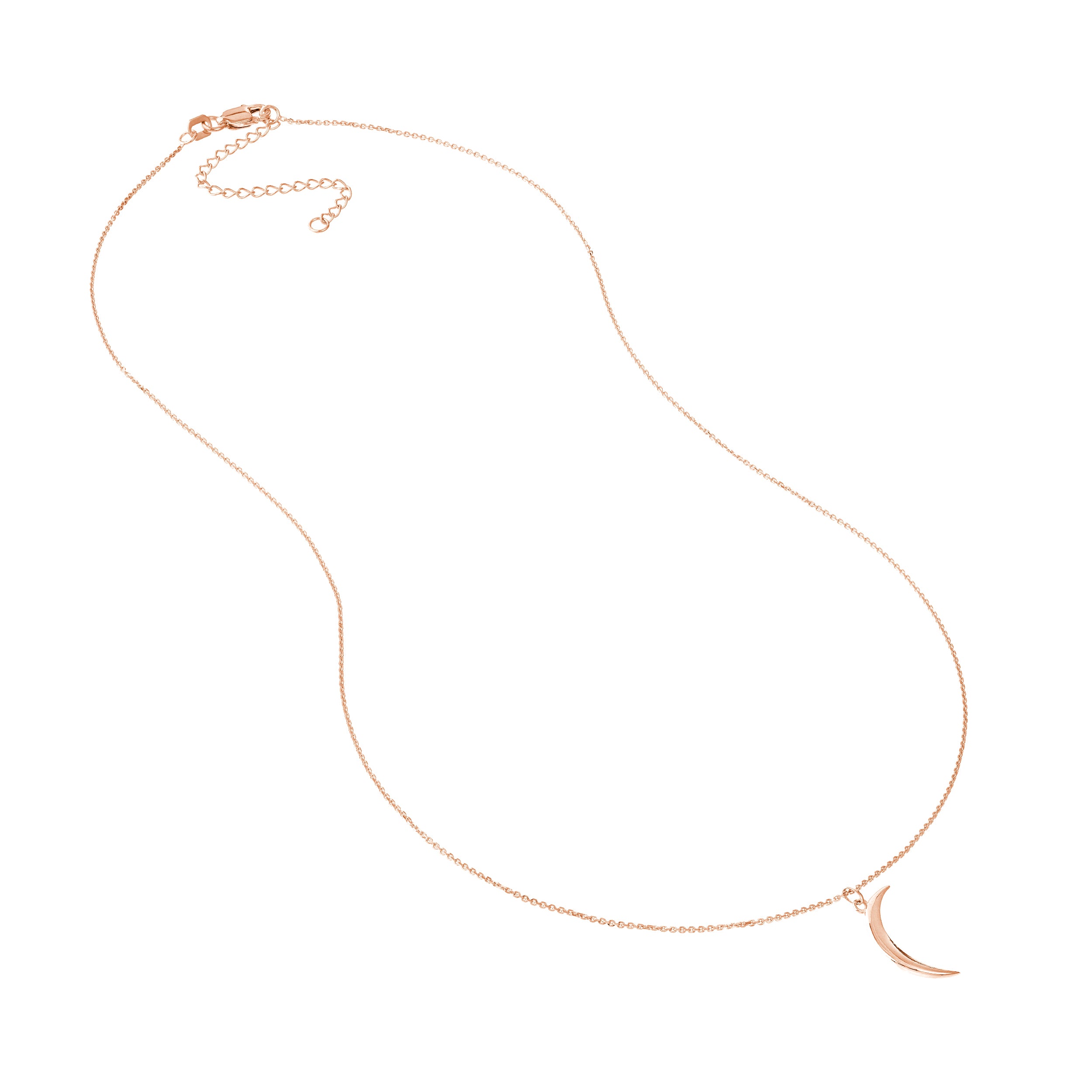 Crescent Moon Pendant Necklace