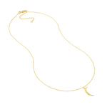 Crescent Moon Pendant Necklace