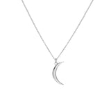 Crescent Moon Pendant Necklace