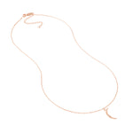 Crescent Moon Pendant Necklace