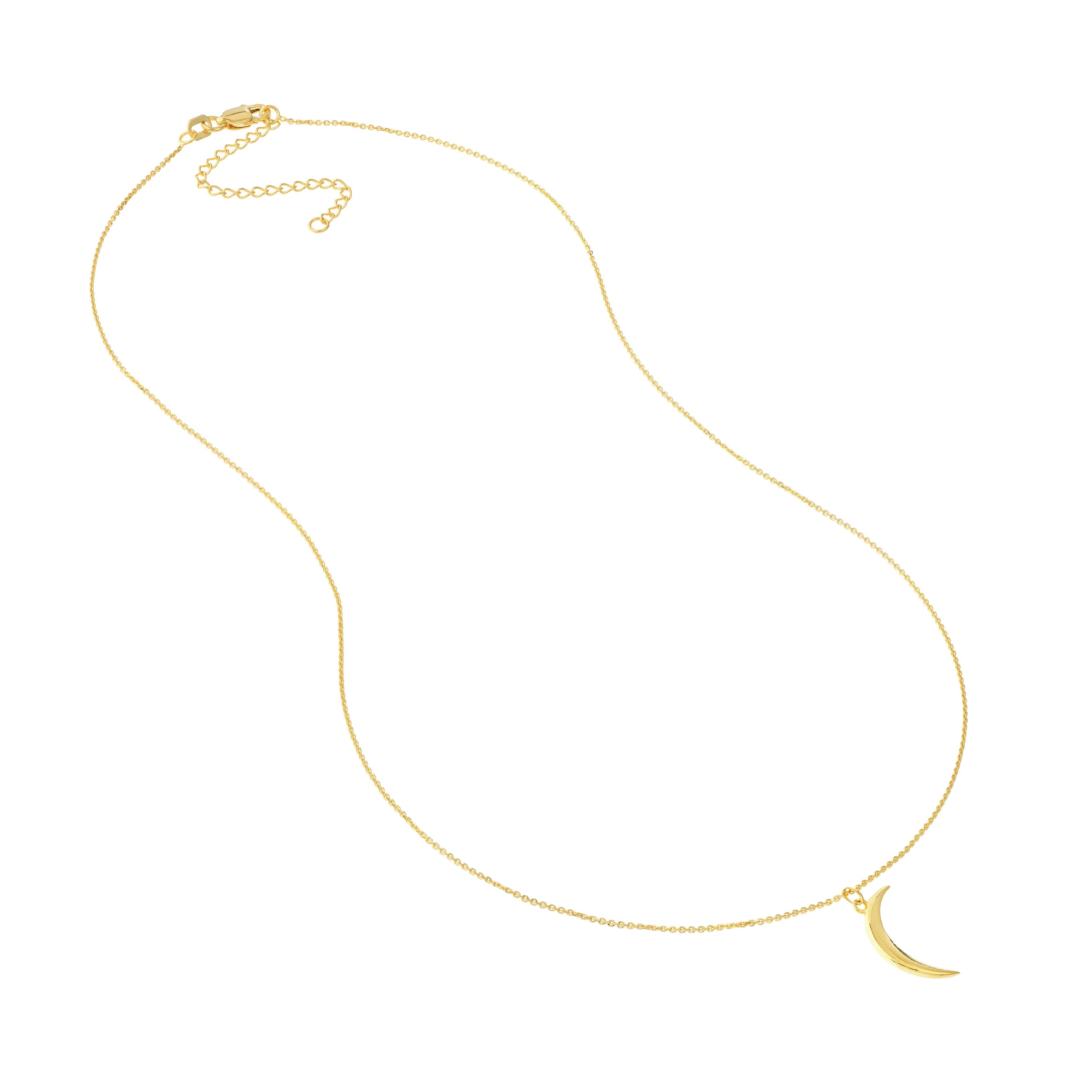 Crescent Moon Pendant Necklace